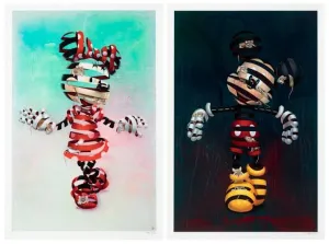 Super A - Encaged Mickey and Minnie