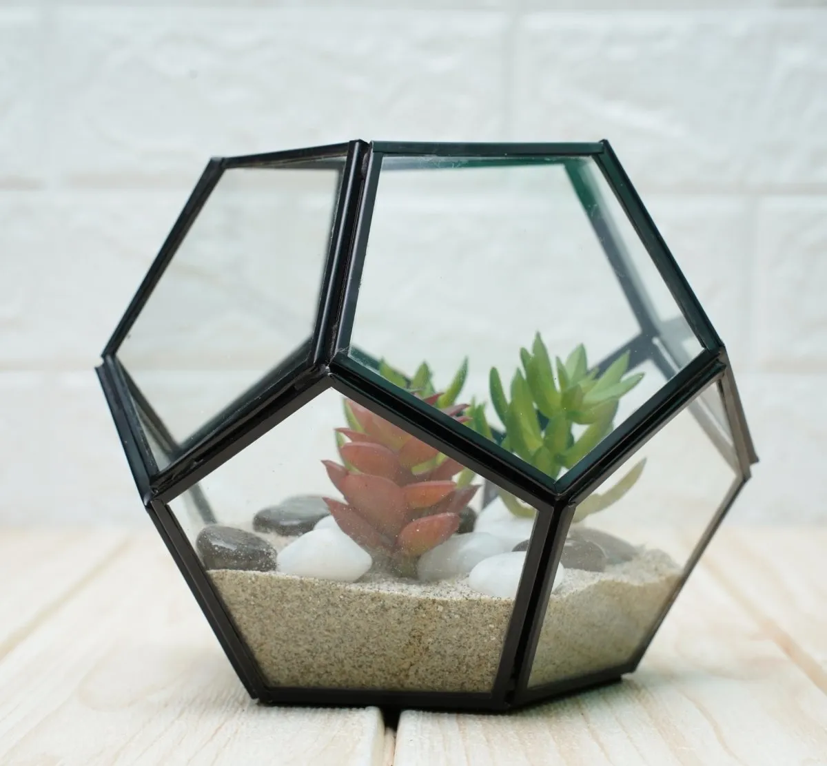Terrarium Glass Containers- Black Fullerene