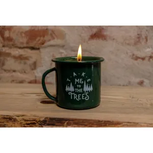 The Trees Enamel Cup Candle