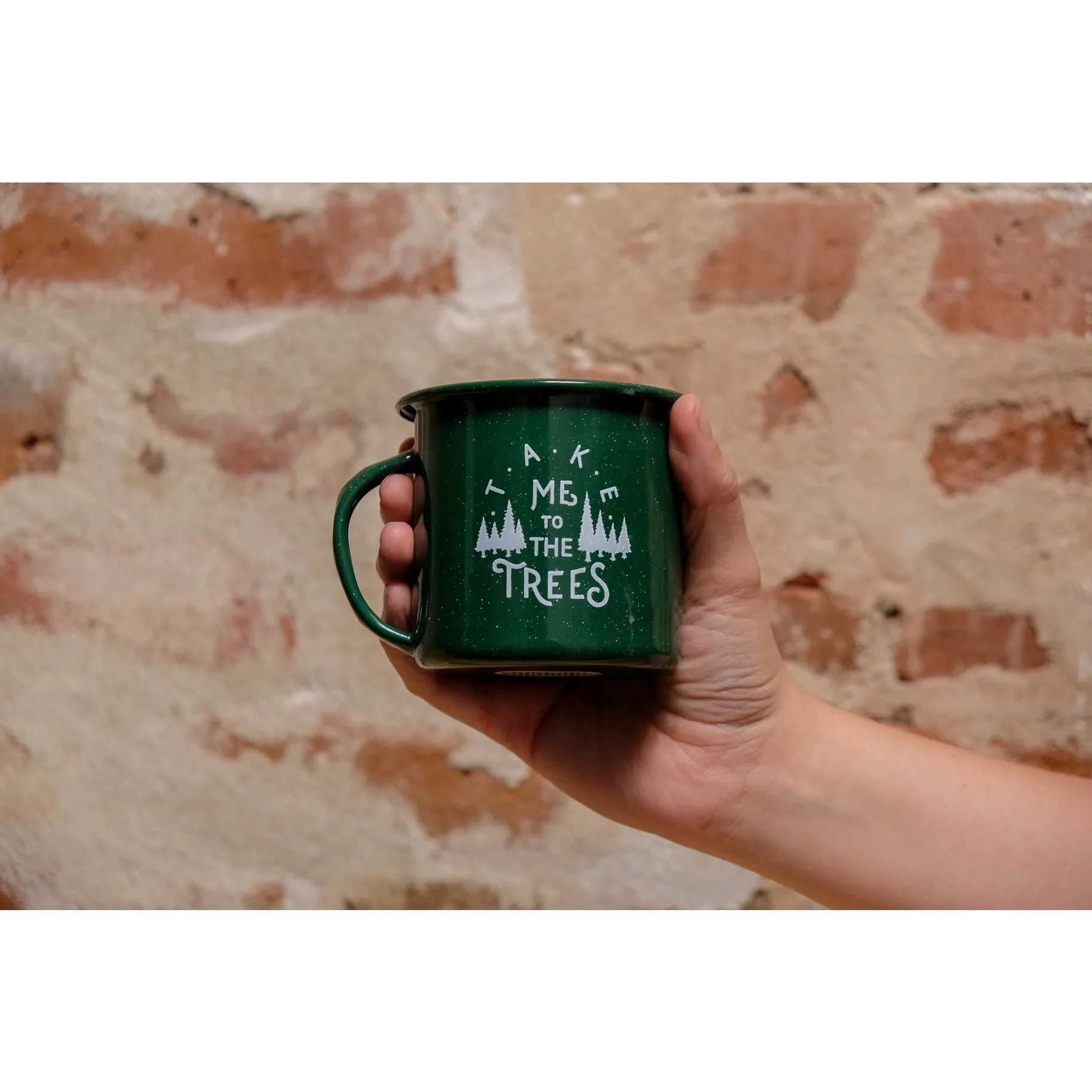 The Trees Enamel Cup Candle