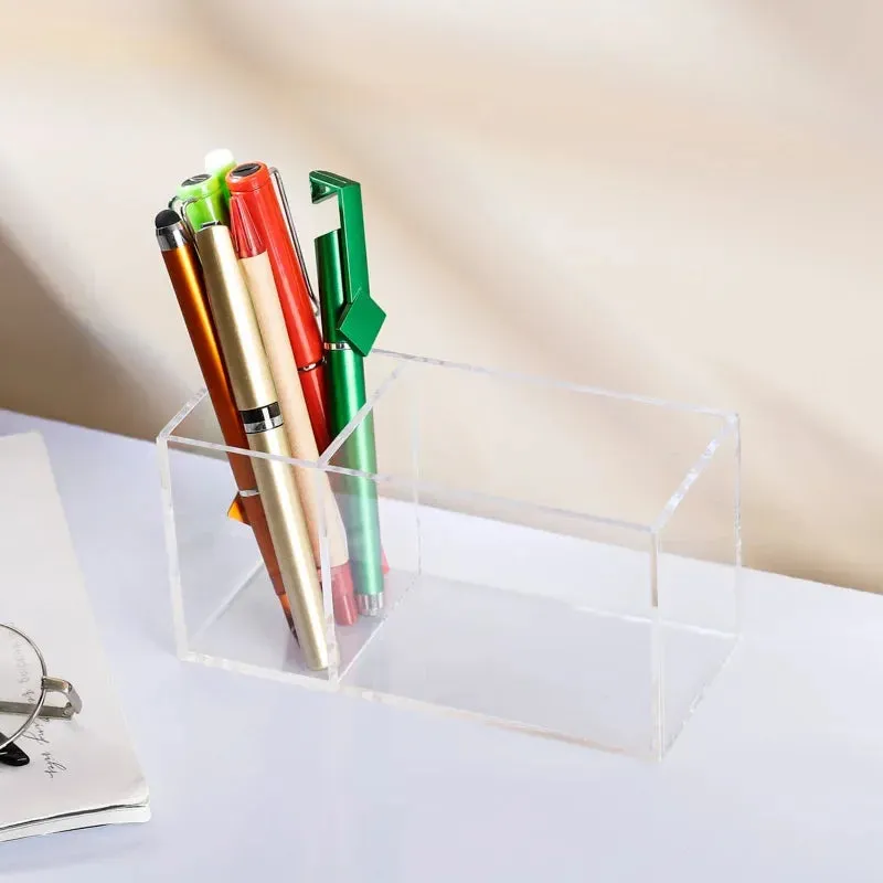 Transparent Color Acrylic Pen Holder