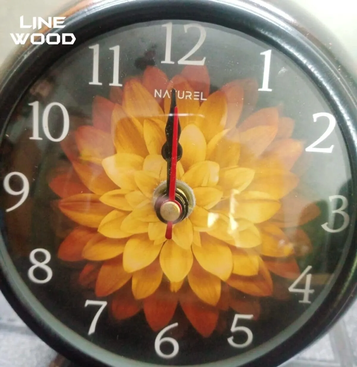 Unique Antique Collection - Handmade Antique Wooden 5" Table Top Clock Desk Clock Nautical Style Hanging Clock Home & Office, Bed Room Decor (Brown)