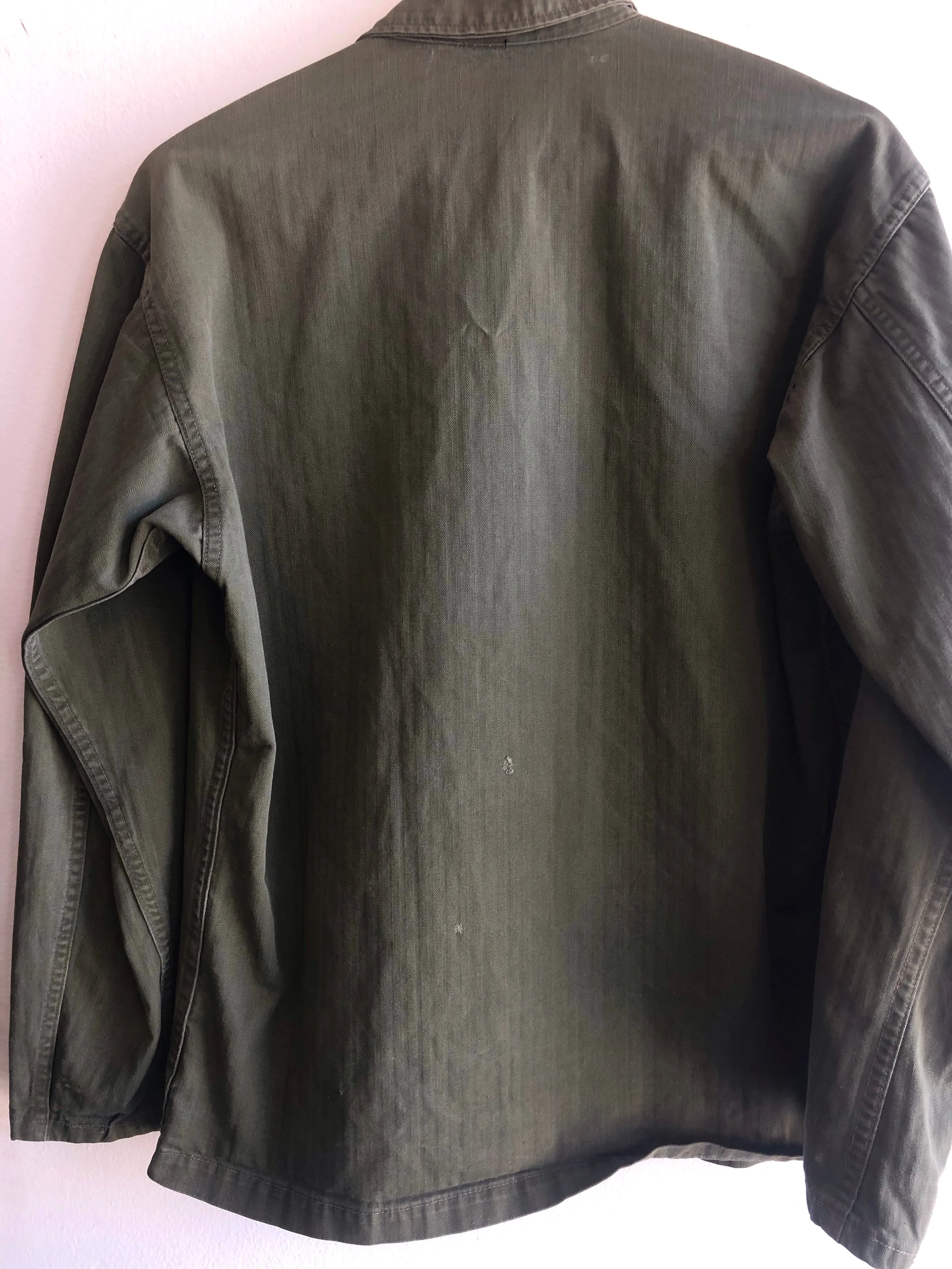 Vintage Post-WW2 HBT Army Shirt