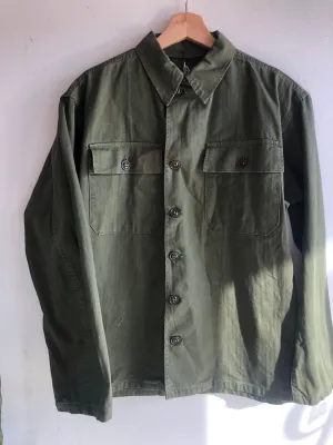 Vintage WW2 HBT Army Shirt