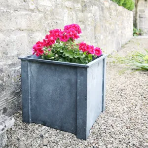 Vintage Zinc Planter