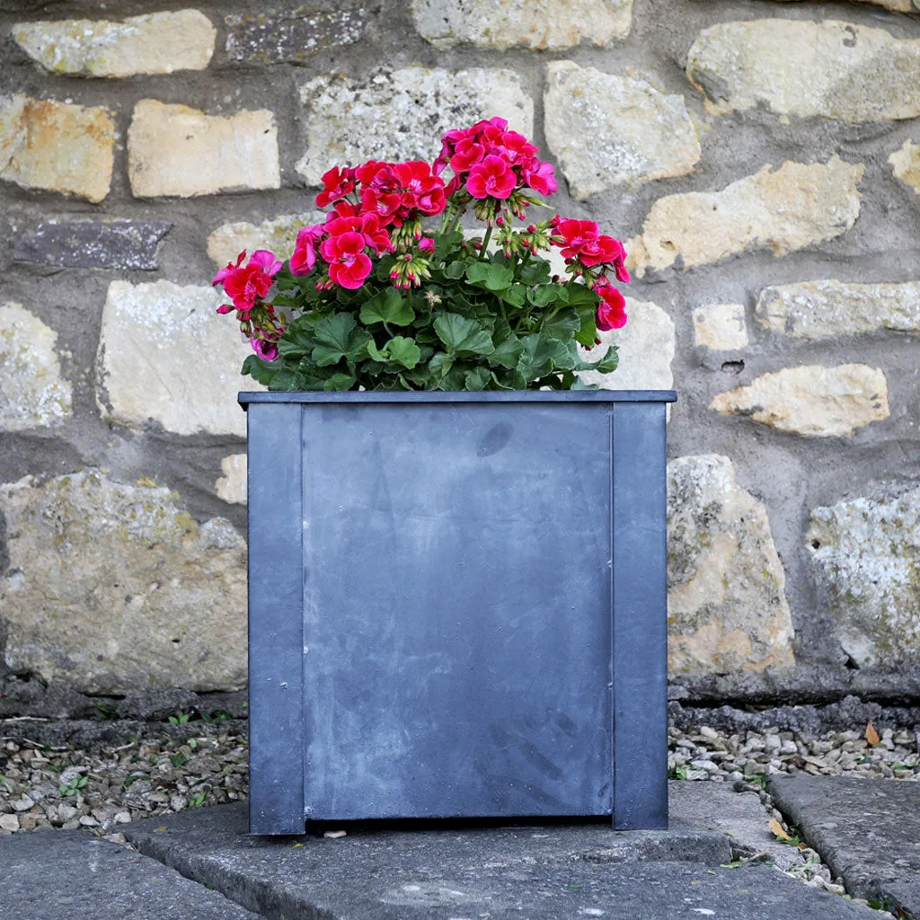 Vintage Zinc Planter