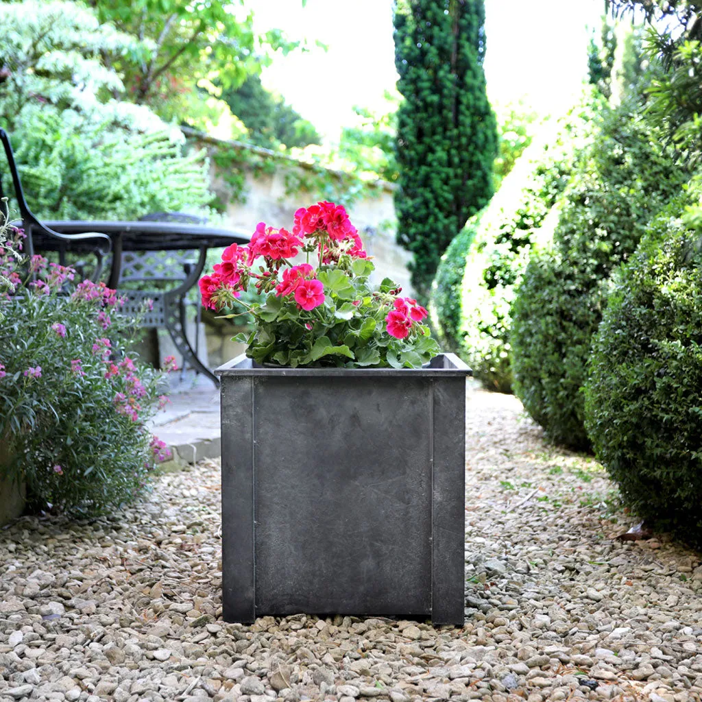 Vintage Zinc Planter