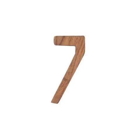 Walnut Wood Numeric (0-9)