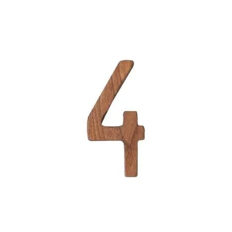 Walnut Wood Numeric (0-9)