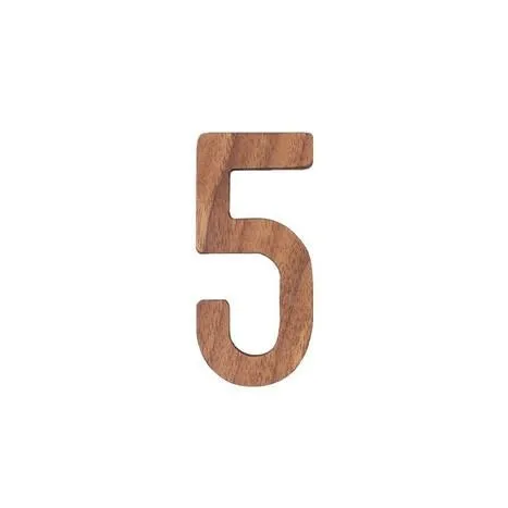 Walnut Wood Numeric (0-9)