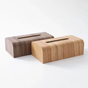 Walnut Wood Tissue Box