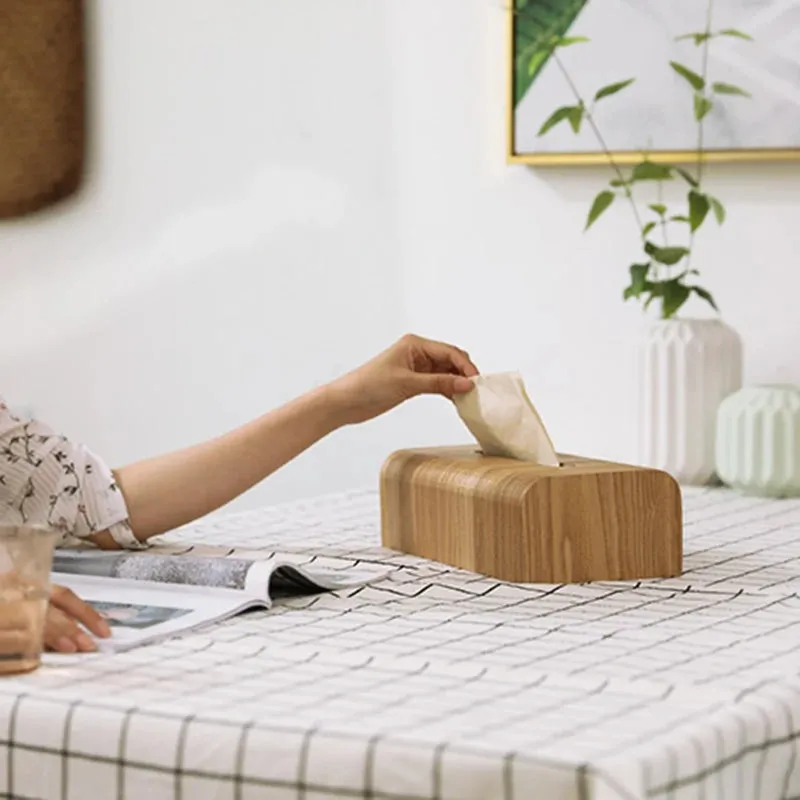 Walnut Wood Tissue Box