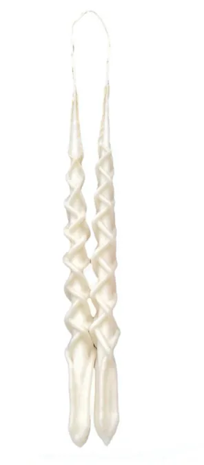 White Rodeo Taper Candle