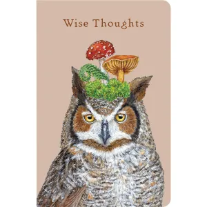 Wise Thoughts Owl Notebook