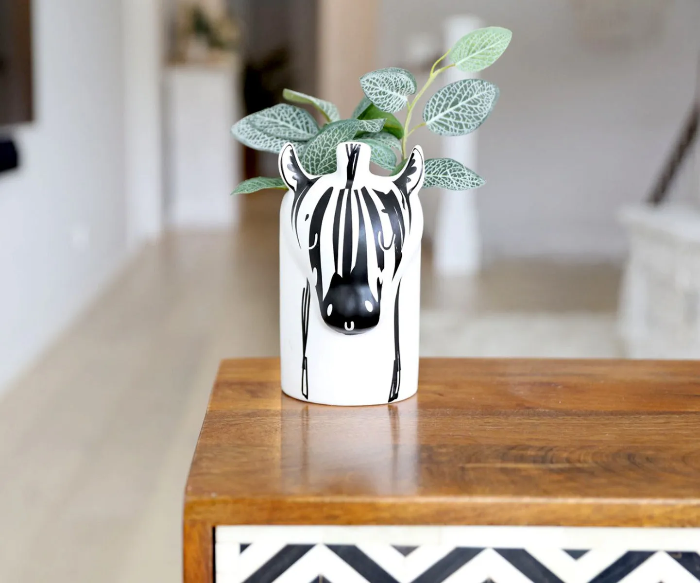 Zebra Animal Planter